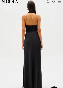 MISHA CELINE SATIN MAXI DRESS for rent on The Volte - image 2