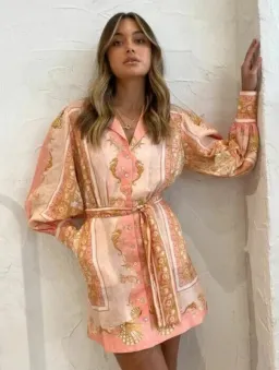 Alemais Ursula Mini Dress in Pink Size 8 for rent on The Volte - image 1