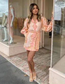 Alemais Ursula Mini Dress in Pink Size 8 for rent on The Volte - image 2