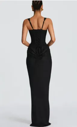 Cornelia Maxi Dress - Black Size S for rent on The Volte - image 2