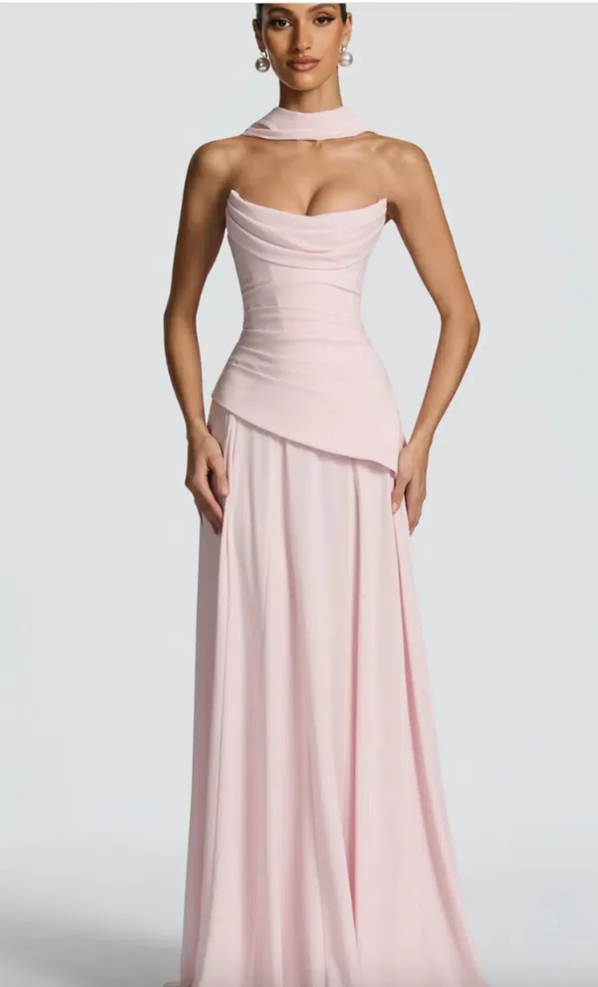 Patricia Maxi Dress - Blush SIZE M - Image 4