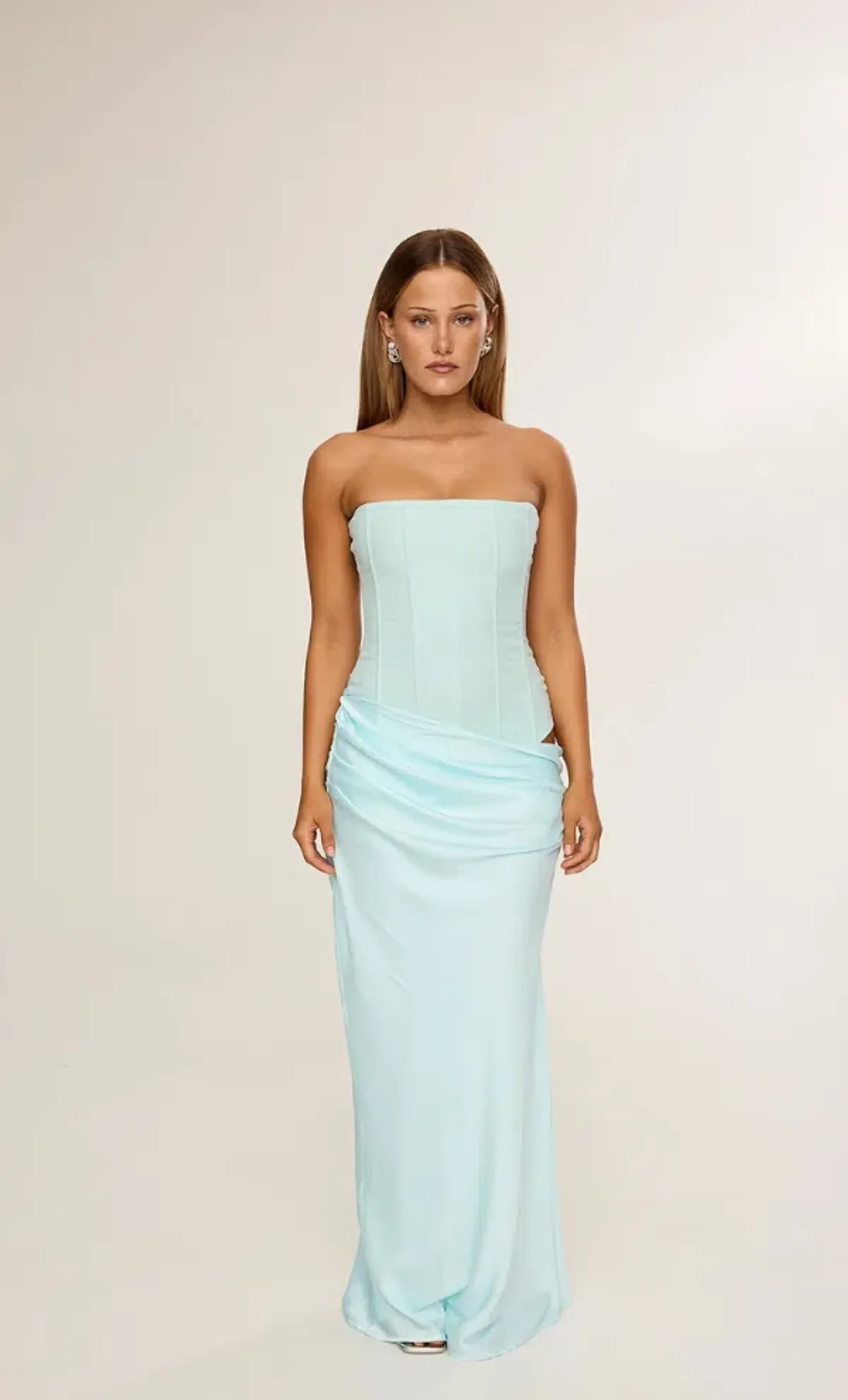 HNTR The Label Huxley Gown Aqua size s  - Image 1