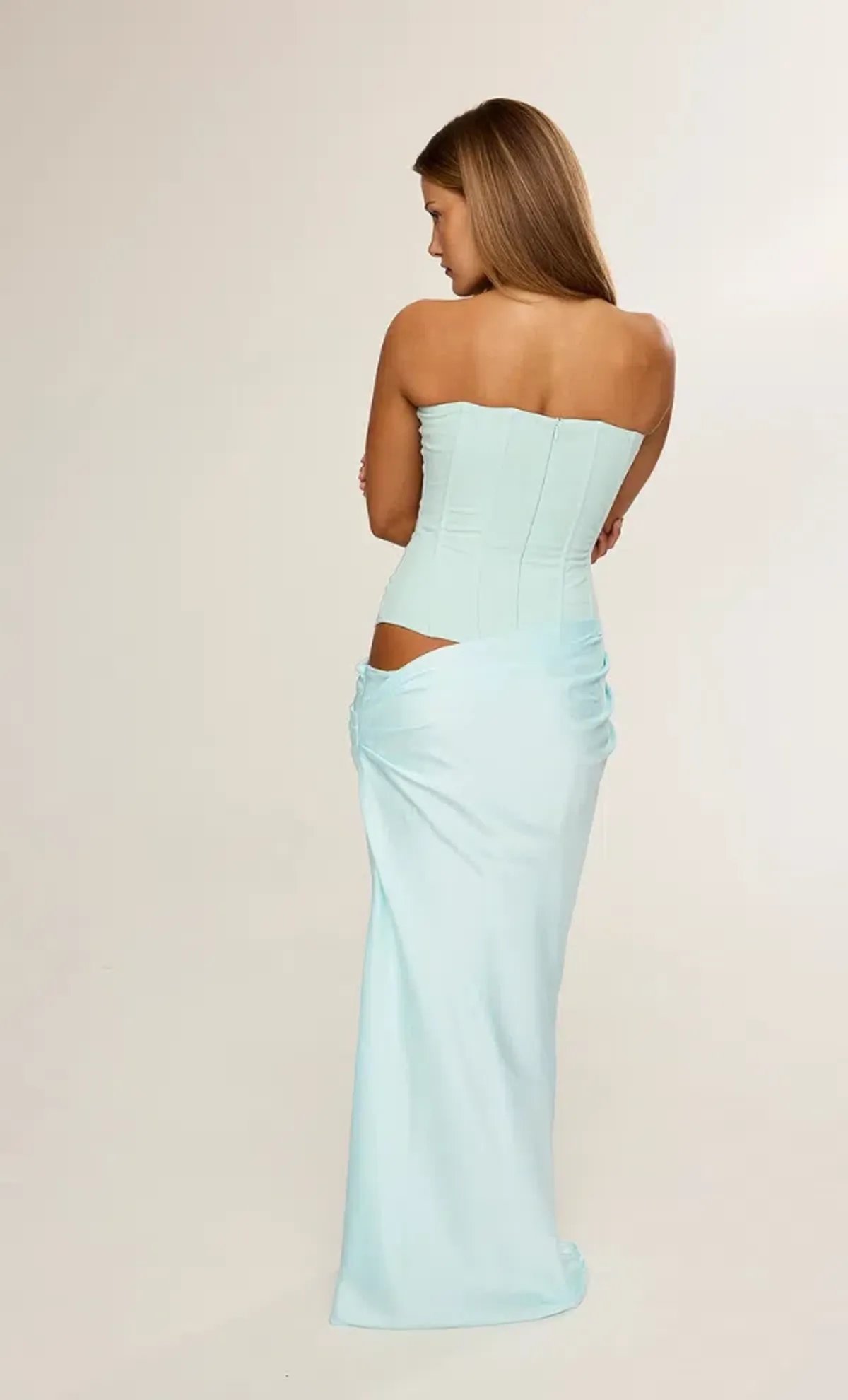 HNTR The Label Huxley Gown Aqua size s  - Image 3