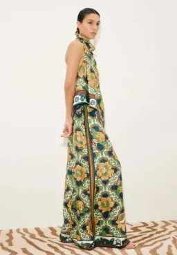 Alémais Liana Silk Top and Palazzo Pant Set Size 16AU for rent on The Volte - image 2