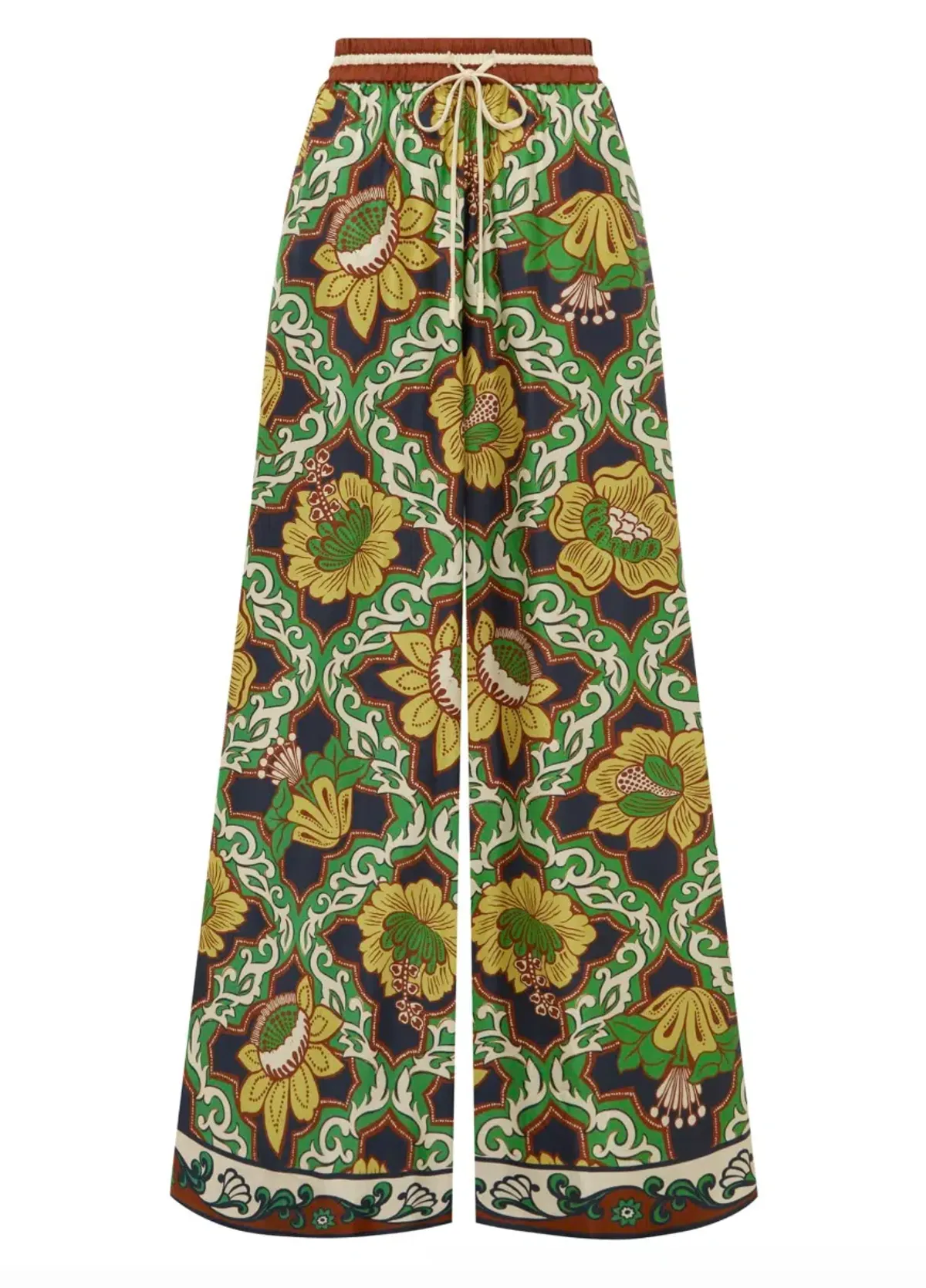 Alémais Liana Silk Top and Palazzo Pant Set Size 16AU - Image 7