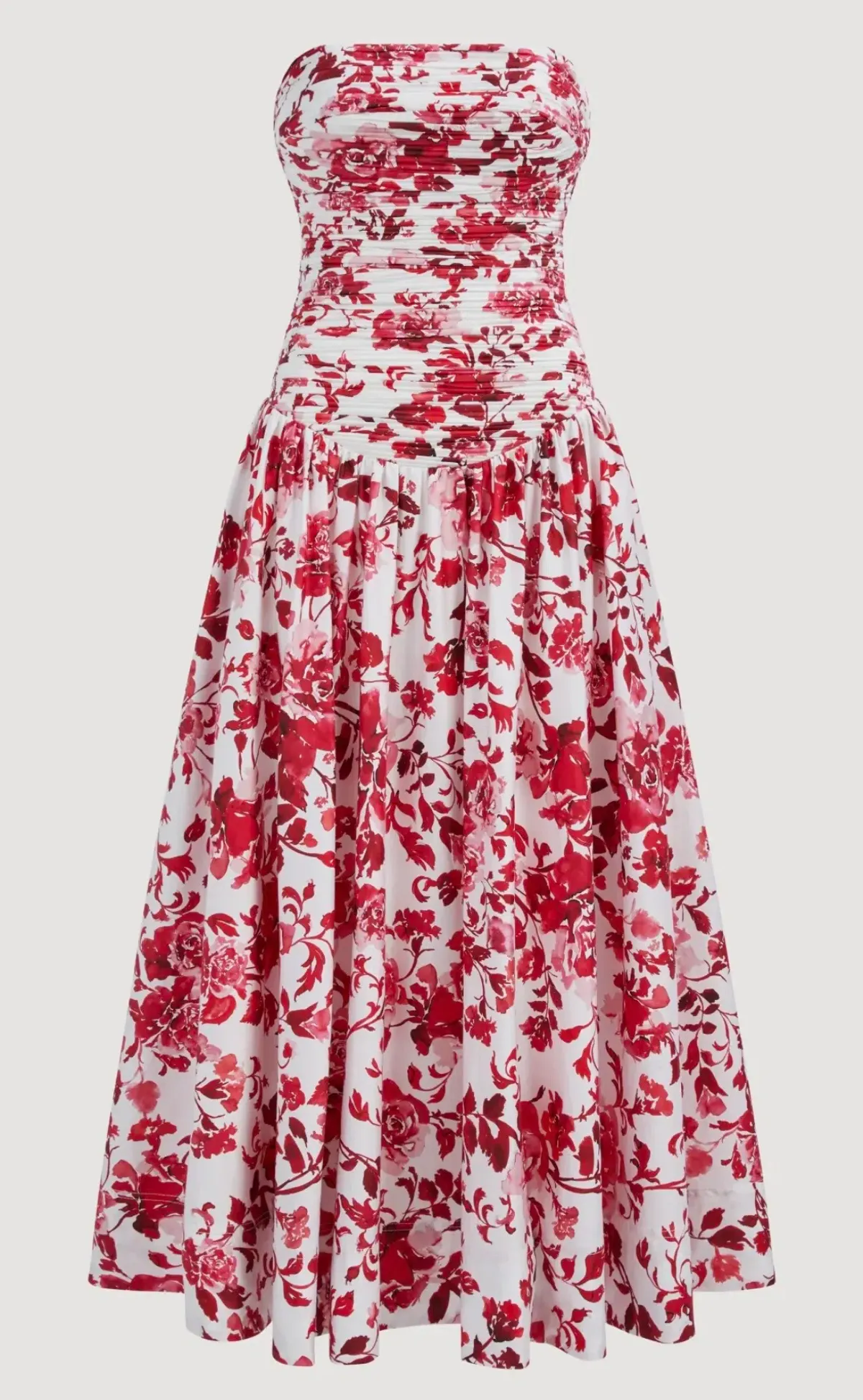 Aje Marigold Rose Ink Midi Dress - Image 1