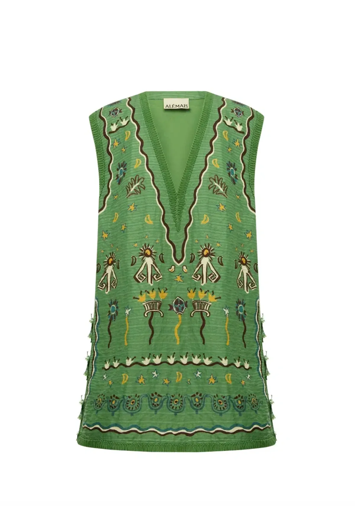 Alémais Sun Dancer Mini Dress Size 16 - Image 5