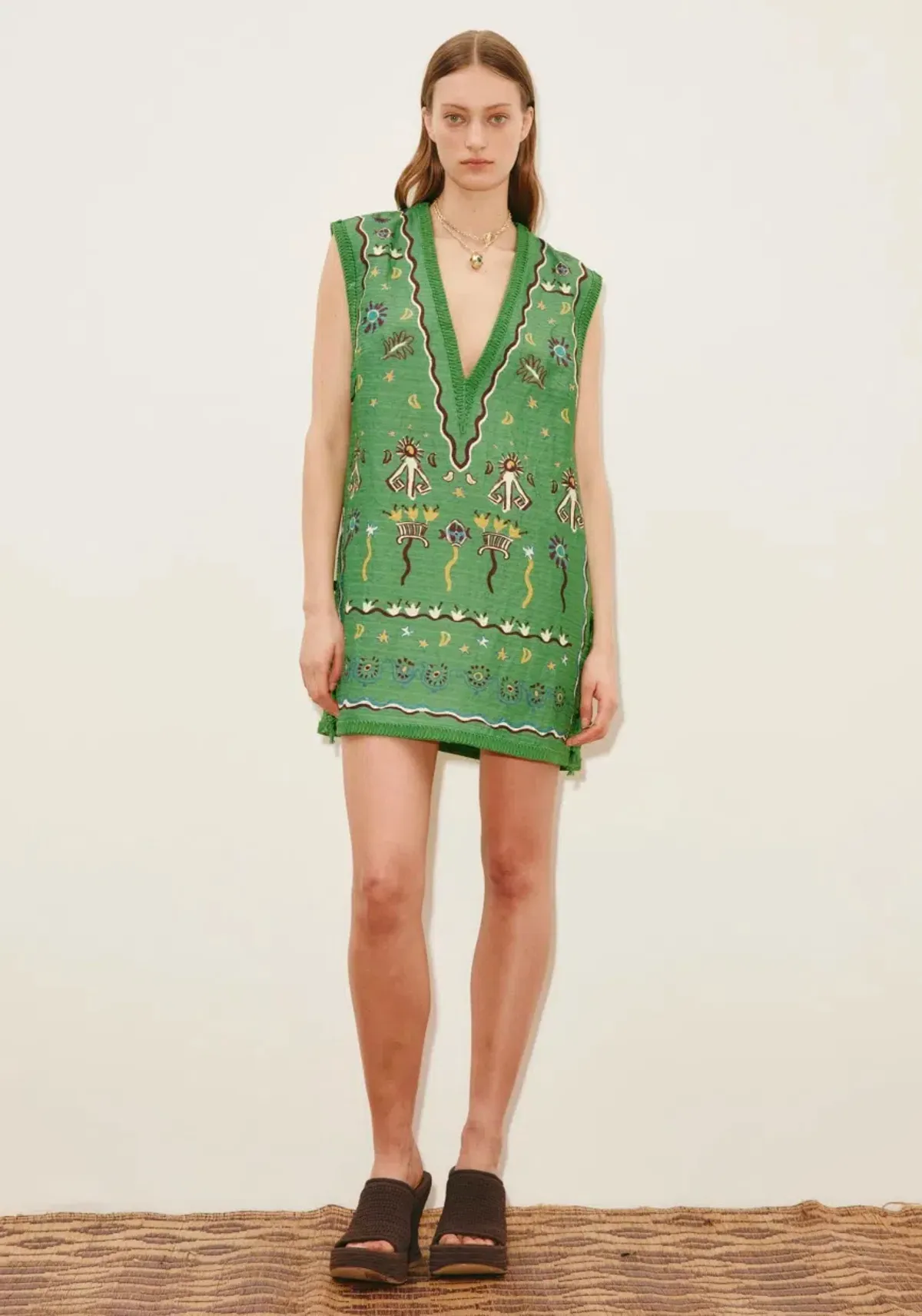 Alémais Sun Dancer Mini Dress Size 16 - Image 1