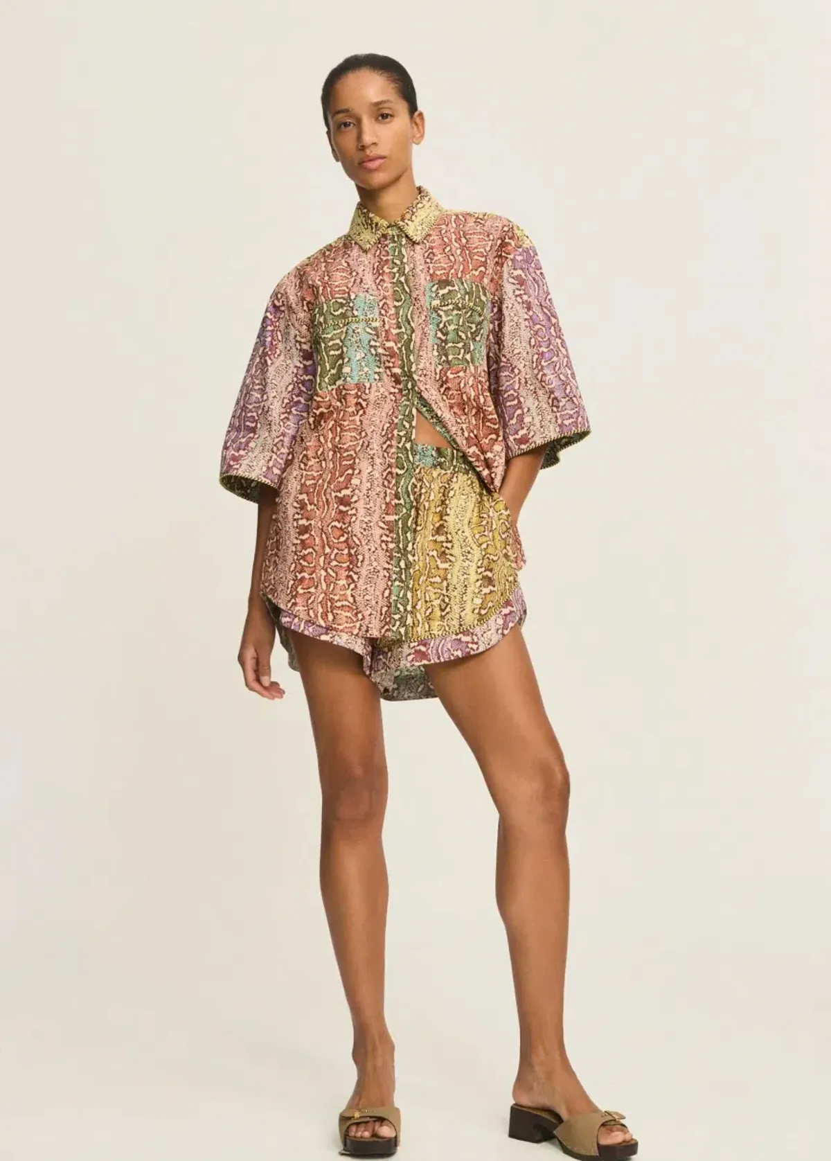 Alémais Varna Shirt and Short Set Size 16AU - Image 1