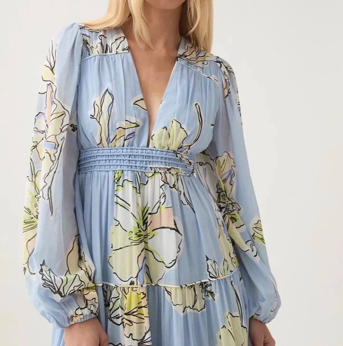 Aje Romantica Voile Maxi Dress Size 8 - Image 2