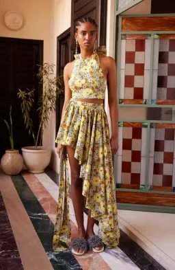 Alémais Orange Blossom Top and Skirt Set Size 16AU for rent on The Volte - image 1