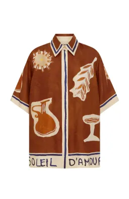 Alémais soleil d'amour tapered silk pant size 16AU for rent on The Volte - image 7