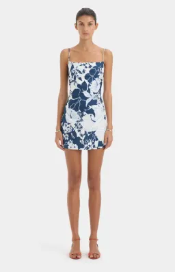 Sir the Label Paradiso Mini Dress Blossom Blues Size 2 for rent on The Volte - image 1