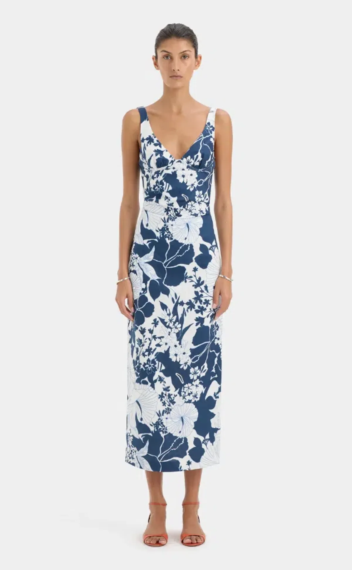 Sir the Label Paradiso Balconette Midi Dress Size 1 - Image 1