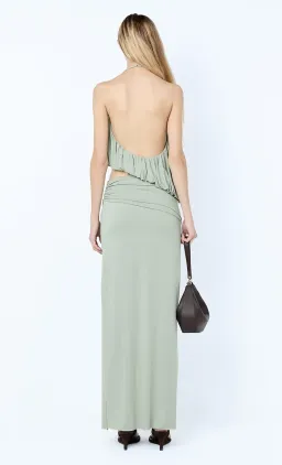 Bec & Bridge CADENCE RACER MAXI DRESS PISTACHIO Size 8 for rent on The Volte - image 2