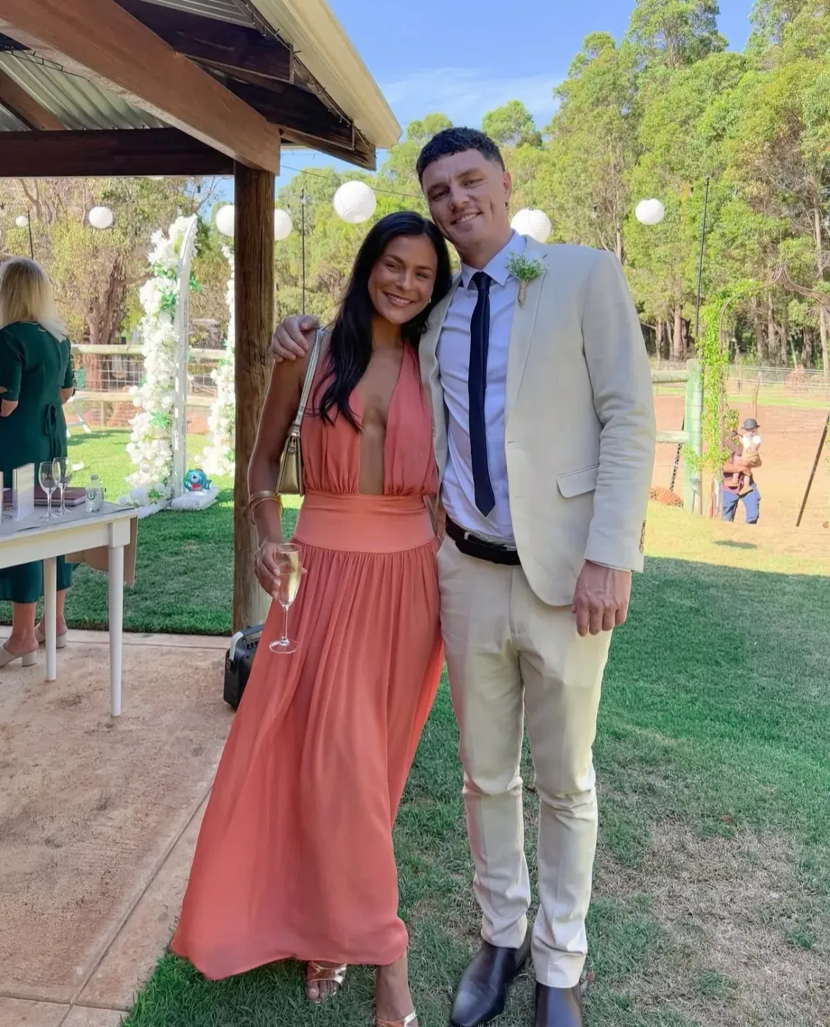 Arcina Ori Serena Maxi Dress in Coral Size Small - Image 5