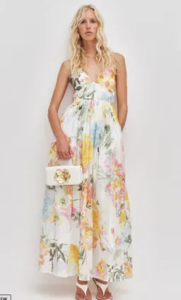 Aje Vacation Maxi Dress Jardin - 10  for rent on The Volte - image 1