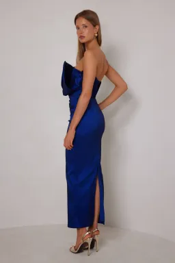 Elle Zeitoune Miles Cobalt Dress for rent on The Volte - image 3