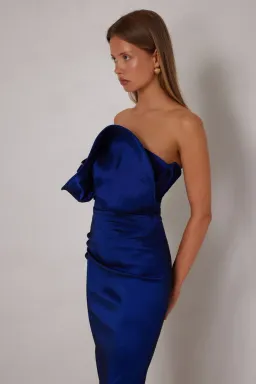 Elle Zeitoune Miles Cobalt Dress for rent on The Volte - image 4