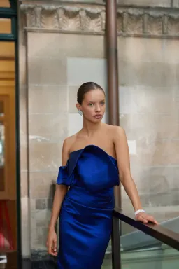 Elle Zeitoune Miles Cobalt Dress for rent on The Volte - image 2