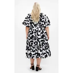 City Chic Jana dress Sz XS Lady Luck Geo print  for rent on The Volte - image 2