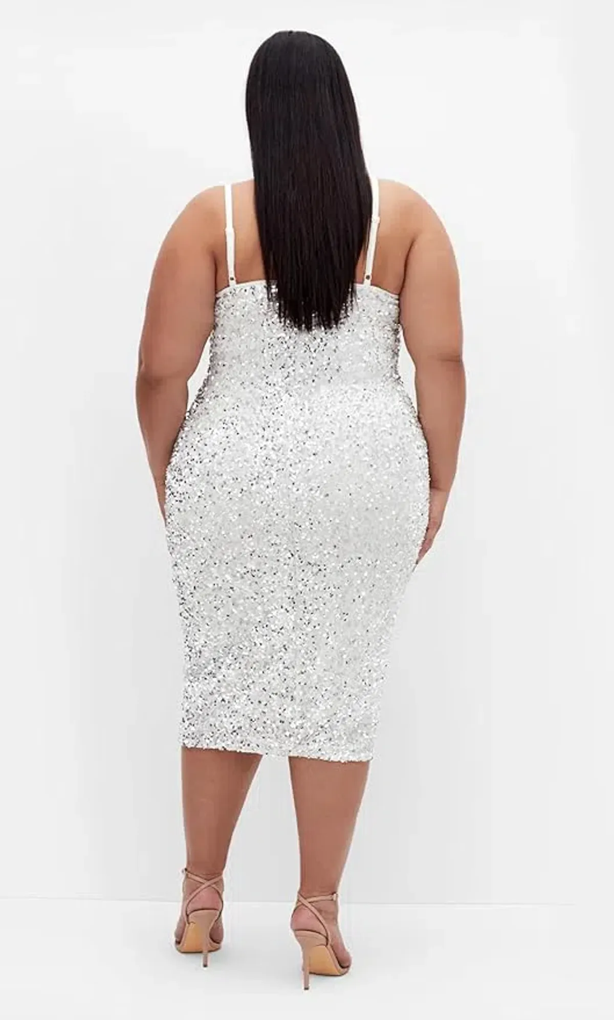 City Chic sequin Solar dress Sz S - Image 3