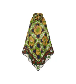 Alemais Liana Silk Top Size AU 6 and Palazzo Pant Size AU 8 Set Multi Print for rent on The Volte - image 4