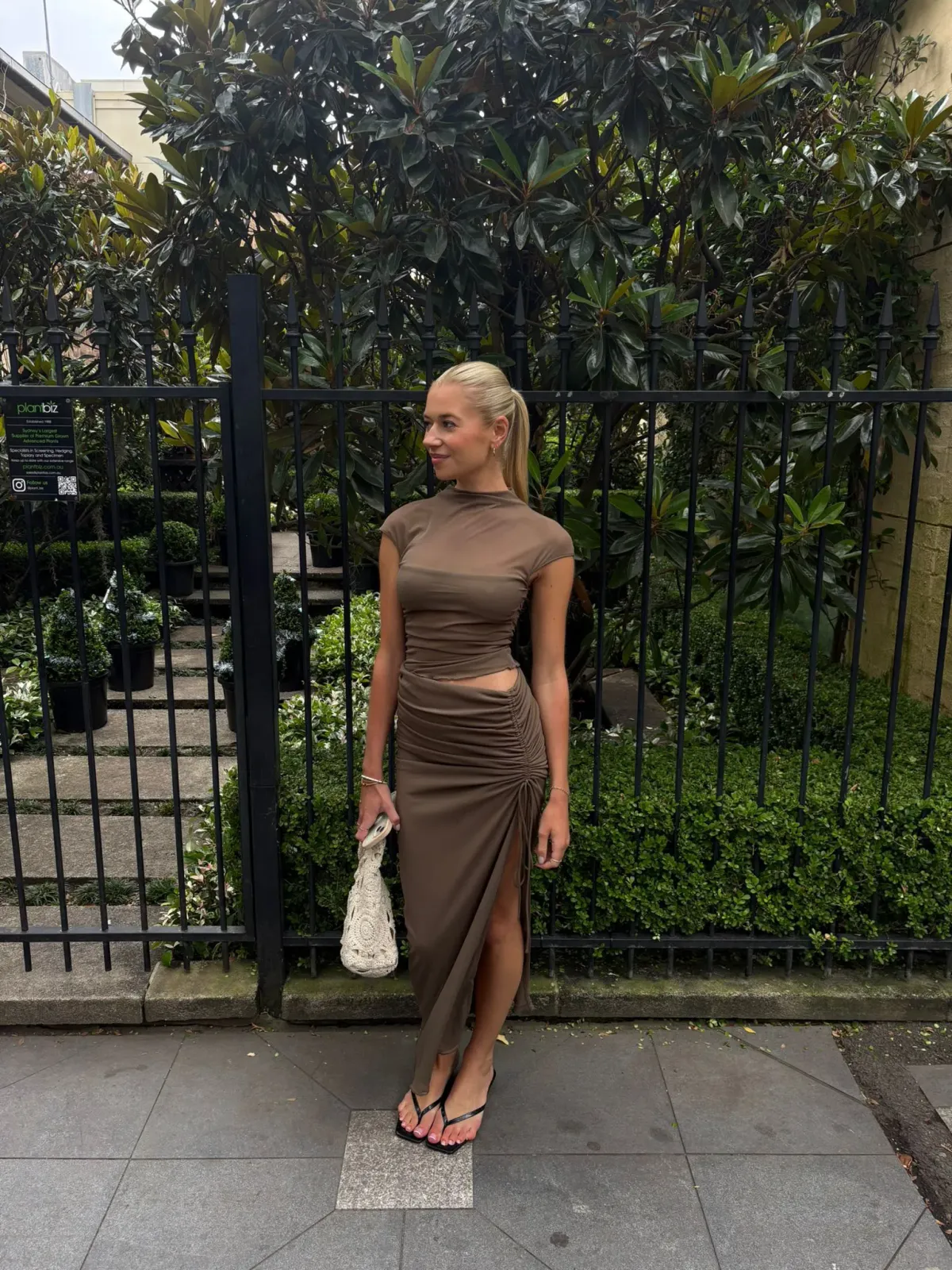 Benni Milo Mesh Maxi Dress Size 6 - Image 1