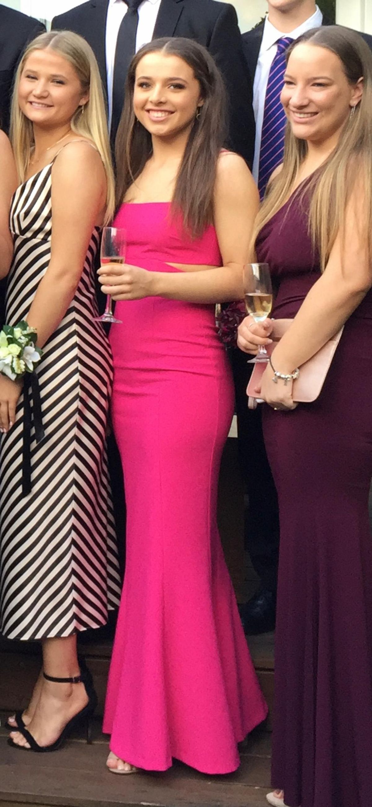 Likely fuchsia Tamarelli Gown size 8 - Image 4