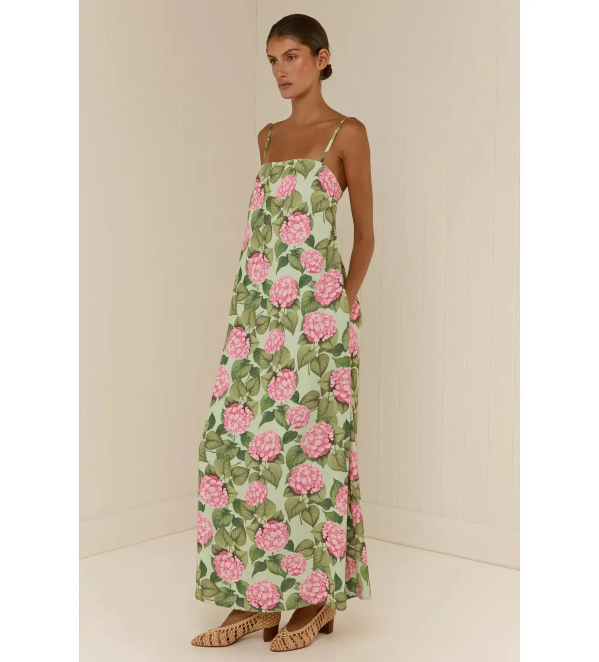 Palm Noosa Alessia Maxi Dress Pink Jardin Size 12 - Image 2