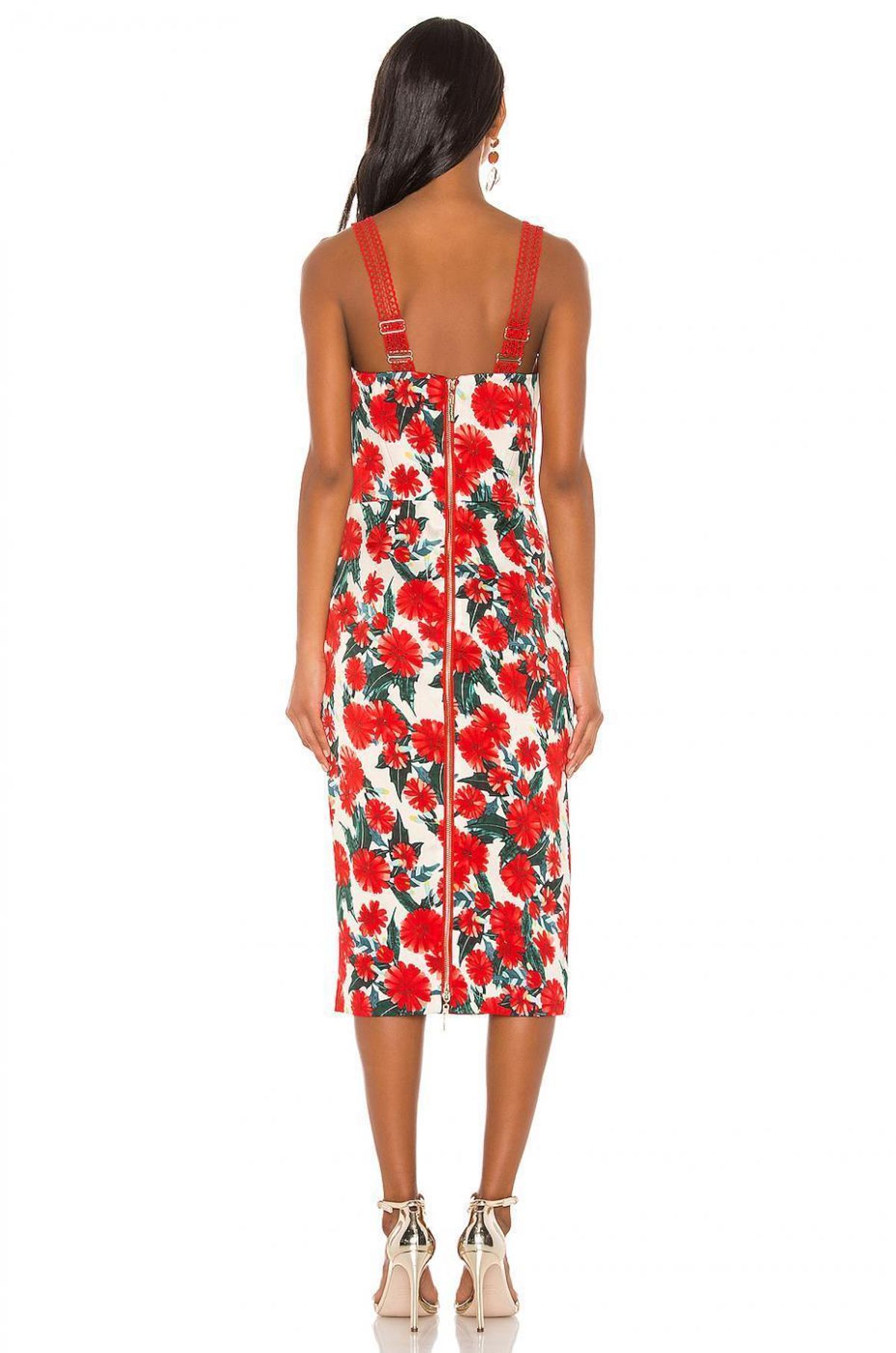 Bronx and Banco Ruby Pencil Dress Red Size 10 - Image 2