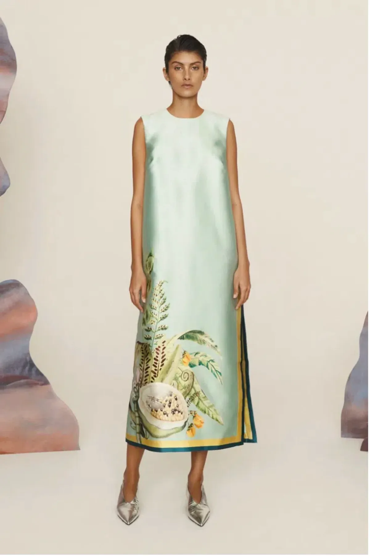 Alemais Anita Midi Dress in Green Size AU 16 - Image 5