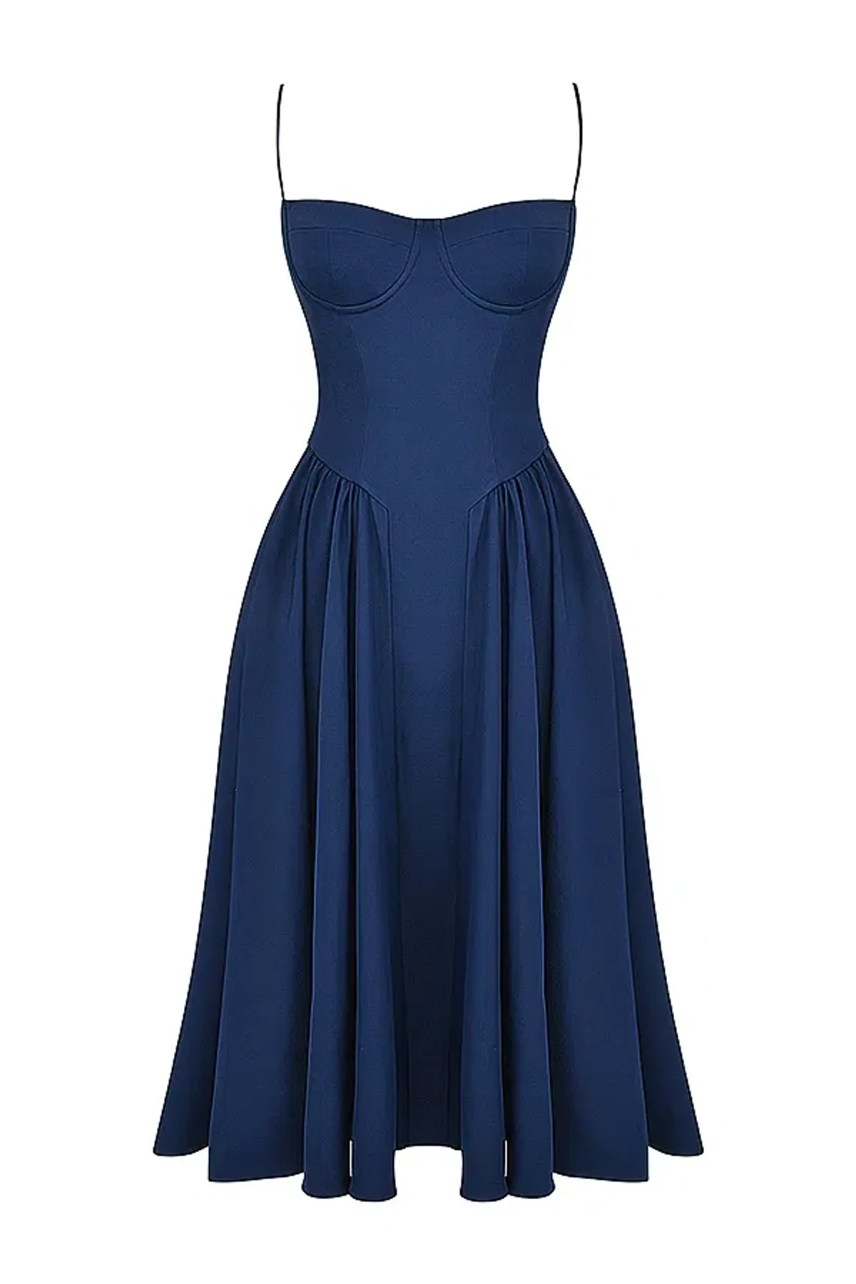 House of CB Samaria French Navy Corset Sundress Size S/AU 8  - Image 6