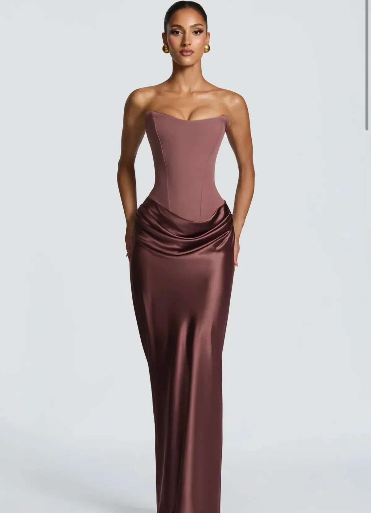 Babyboo Maggie maxi dress Dusty rose - Image 1