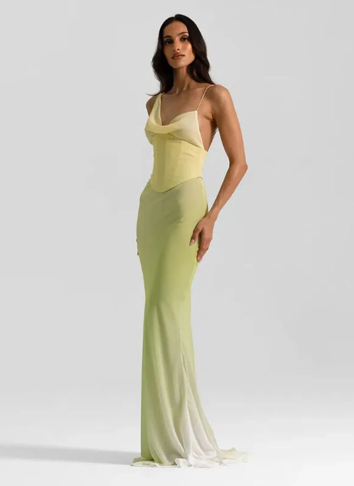 Natalie Rolt Hallie Gown in Citrus Size 6 - Image 1