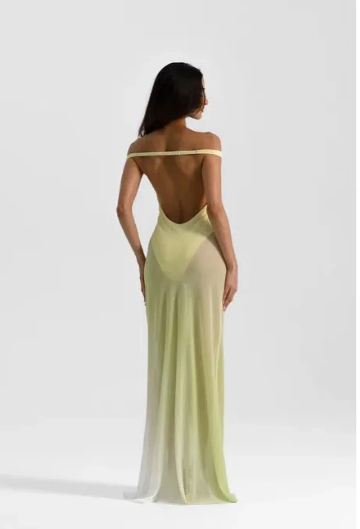 Natalie Rolt Brielle Dress in Citrus Size 6 - Image 2