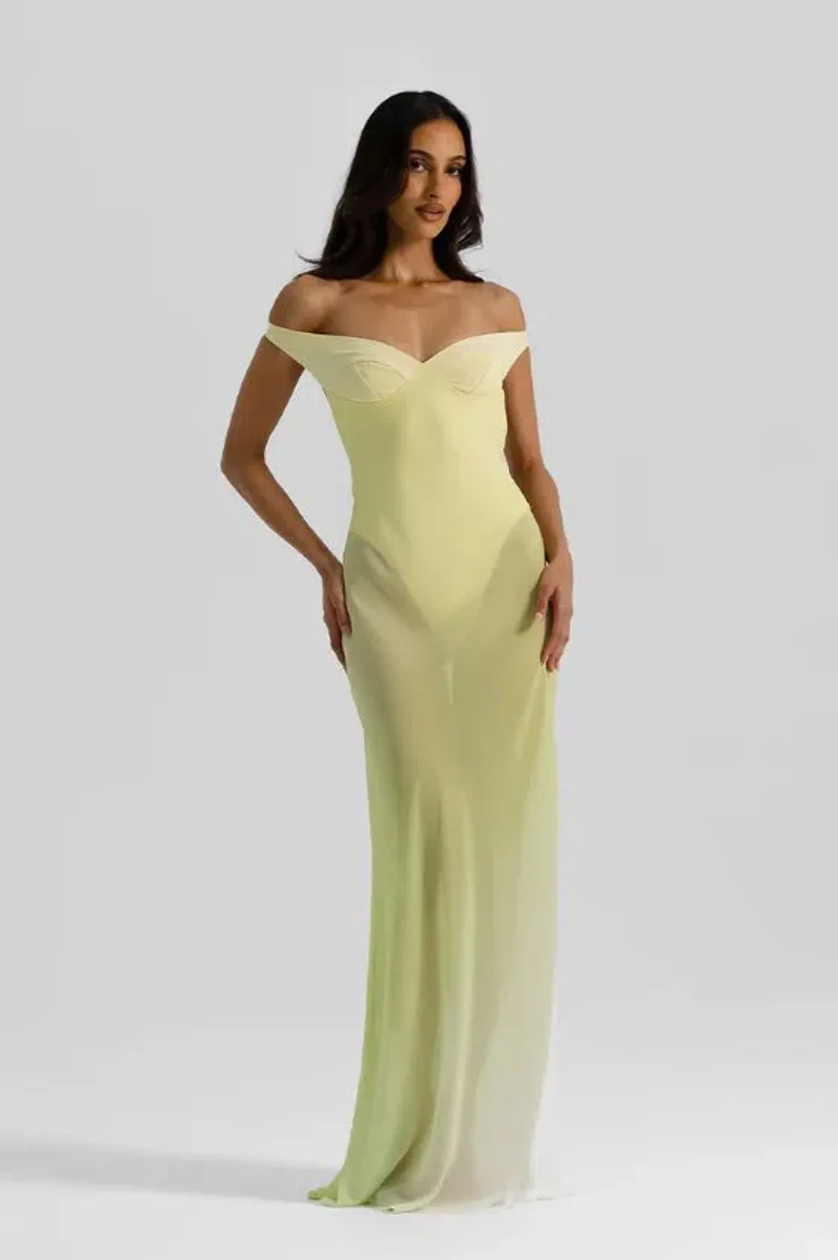 Natalie Rolt Brielle Dress in Citrus Size 8 - Image 2