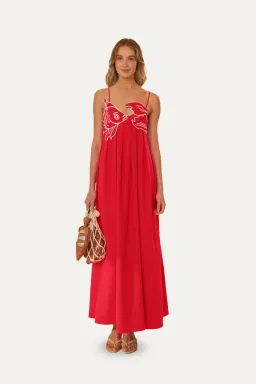 Farm Rio Fish Top Maxi Dress for rent on The Volte - image 1