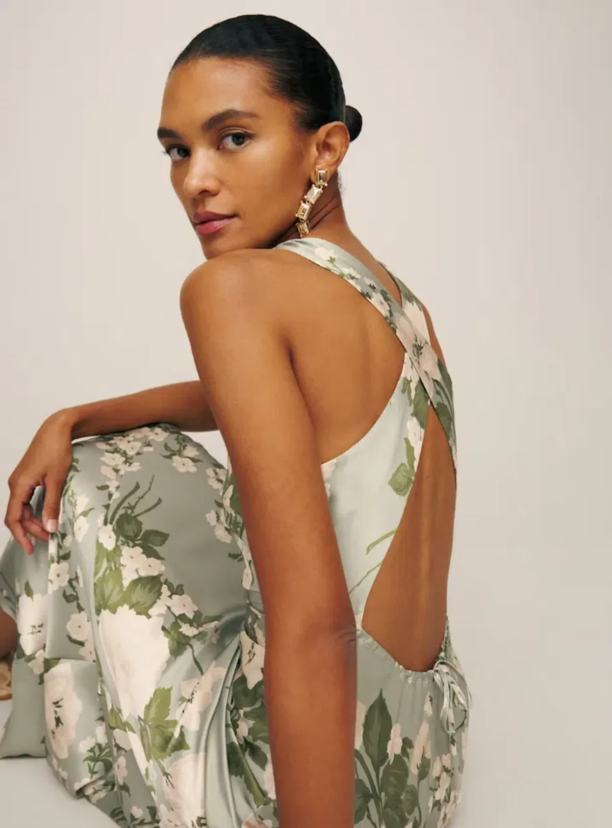 Reformation Anaiis Silk Dress - Image 2