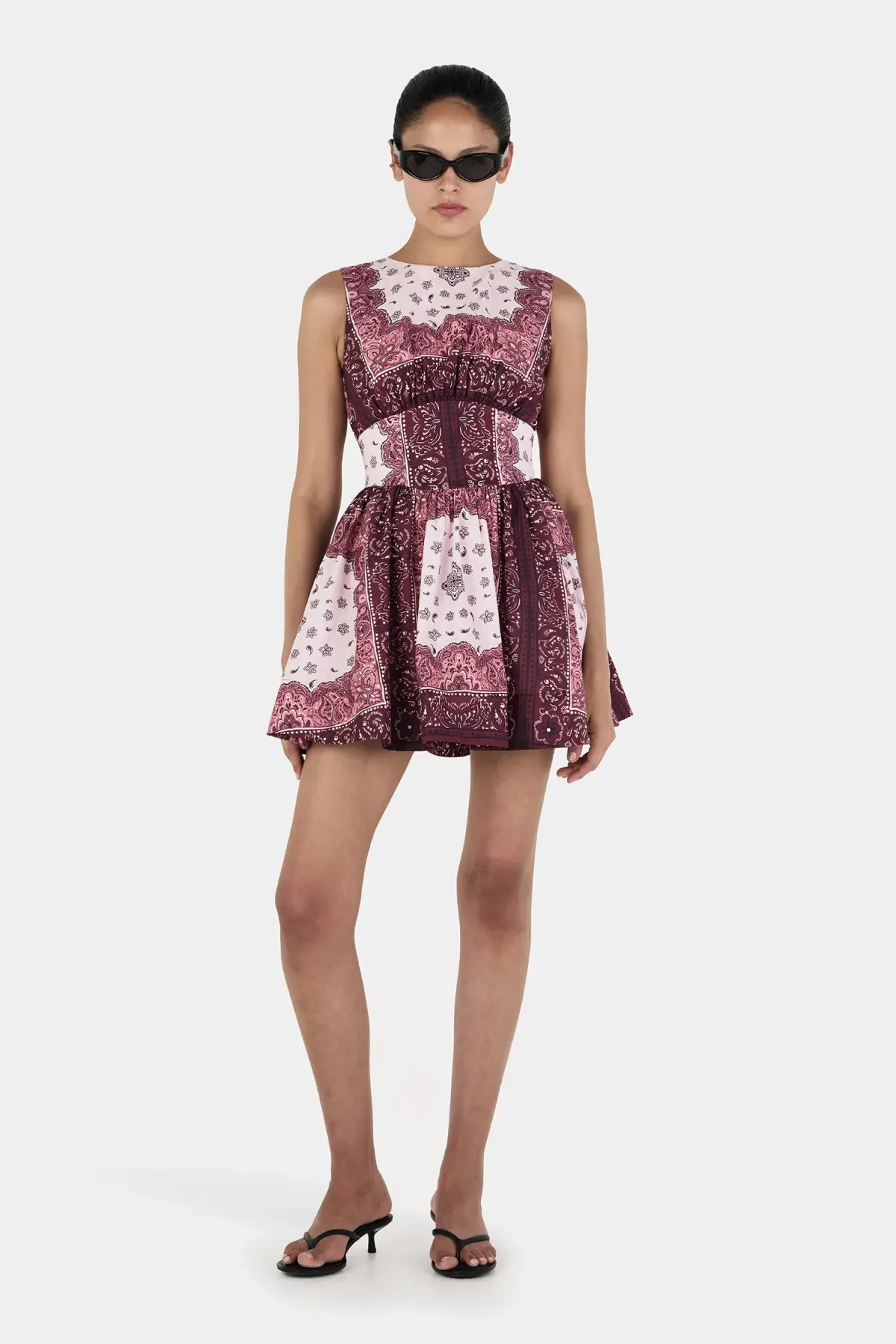 Hansen And Gretel Tessa Mini Dress Barbera Tile Size 12 - Image 5