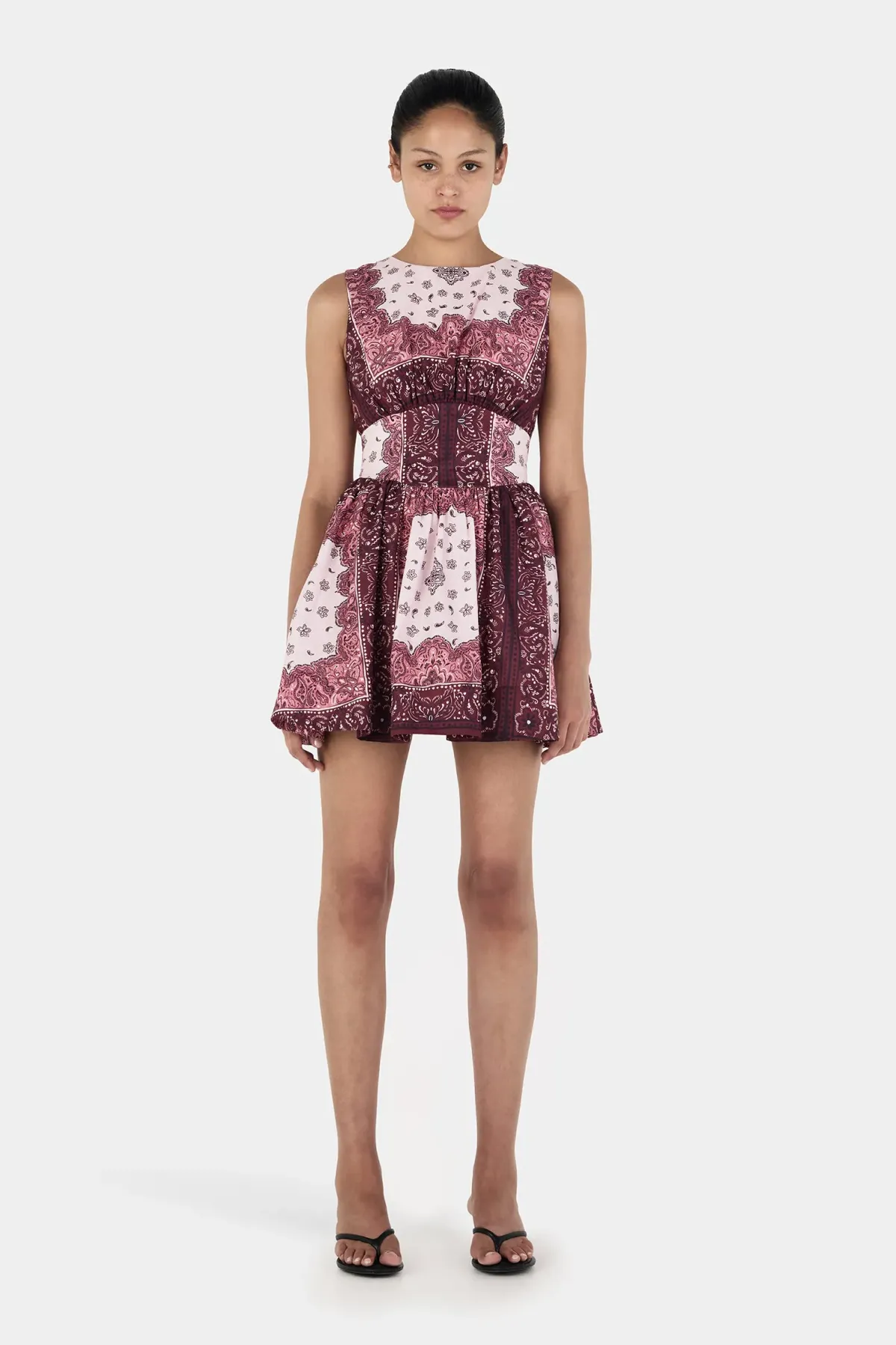 Hansen And Gretel Tessa Mini Dress Barbera Tile Size 12 - Image 1