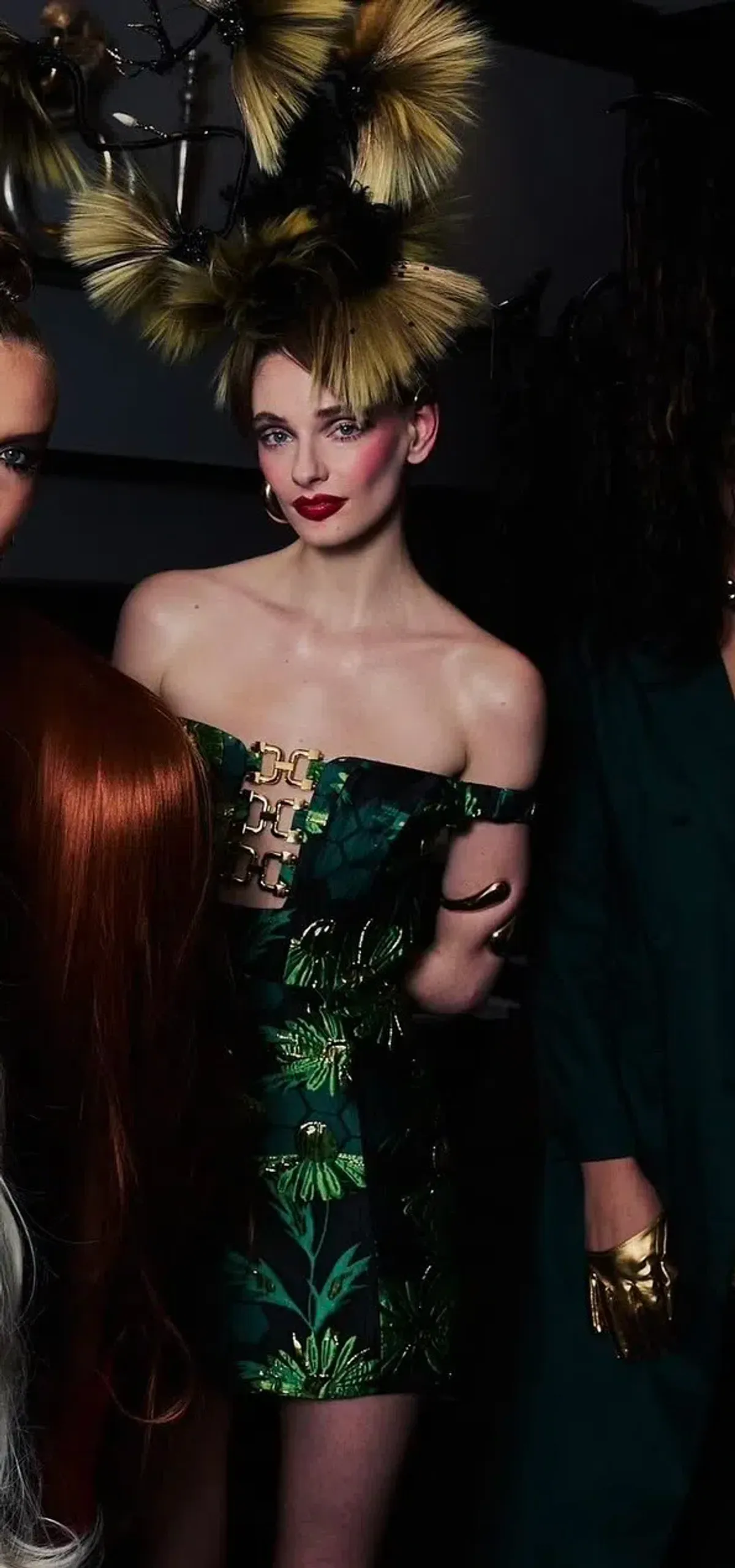 ALICE By Alice McCall Edie Green Black Mini Short Dress | Size AU 10 - Image 1