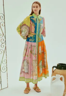 Alemais Monte Shirtdress size 14 Midi for rent on The Volte - image 1