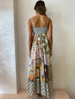 Alemais x Emma Gale Multi print Sundress. Size Au 10 for rent on The Volte - image 2