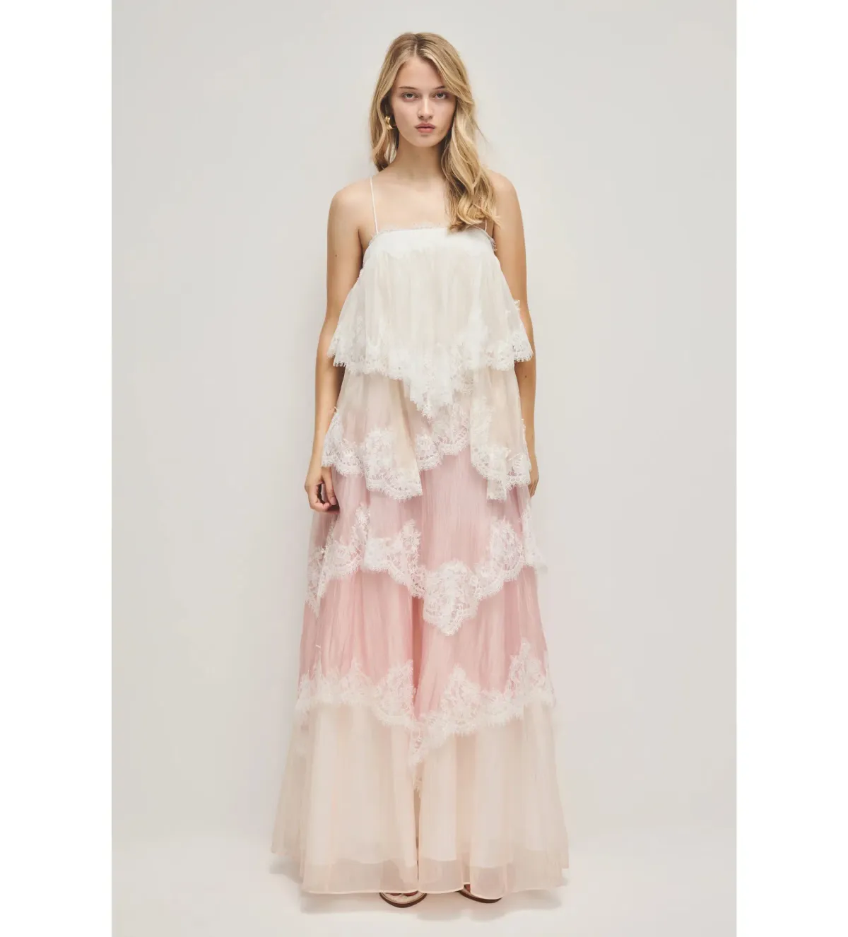 Aje Ophelia Lace Gown in Multi Size AU10 - Image 2