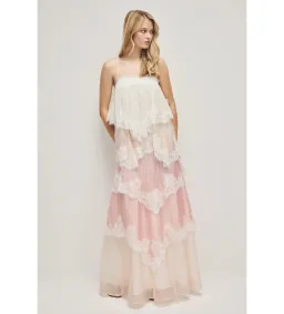 Aje Ophelia Lace Gown in Multi Size AU10 for rent on The Volte - image 3