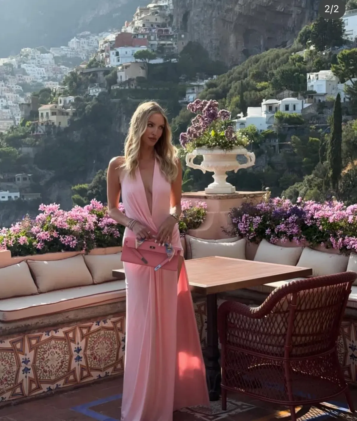 Natalie Rolt winona gown blossom pink size 6 - Image 1