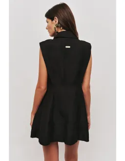 Aje Sacha Mini Dress Black size 8 for rent on The Volte - image 2