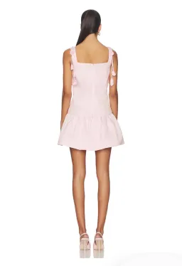 Self Portrait Pink Taffeta Dress Size 6 / XS for rent on The Volte - image 2