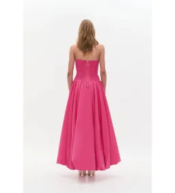 Aje Estelle Gown Cerise Pink Size AU 10 for rent on The Volte - image 3
